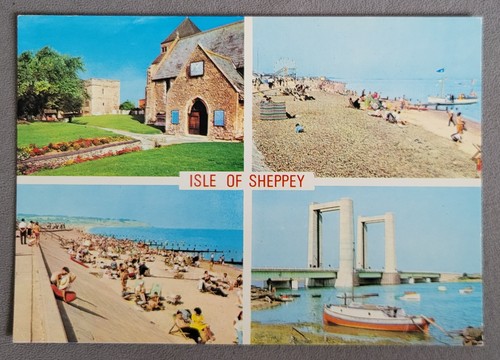 Vintage postcard unused four - vintage,