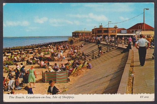 Vintage postcard the - vintage, beach