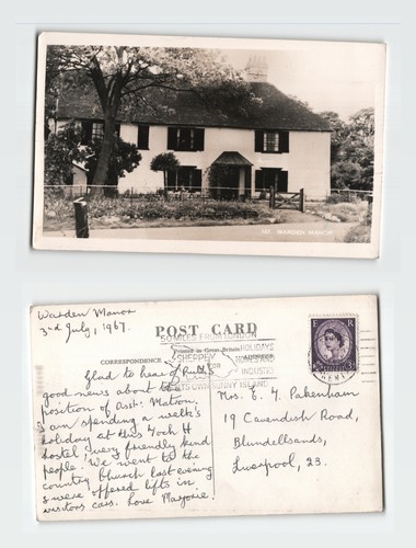 Postcard warden manor isle - -,