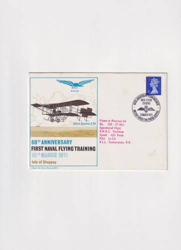 Flown cover 1971 - flown, first