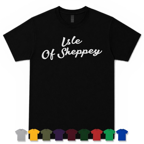 Isle sheppey retro script - sheppey,