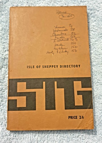 Isle sheppey directory 1964 - of,